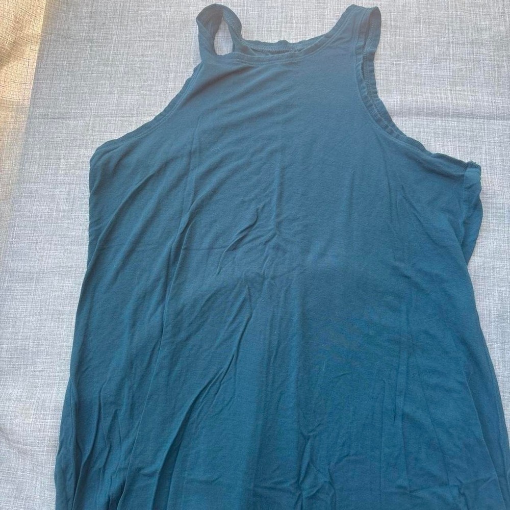 Emerald green flowy dress